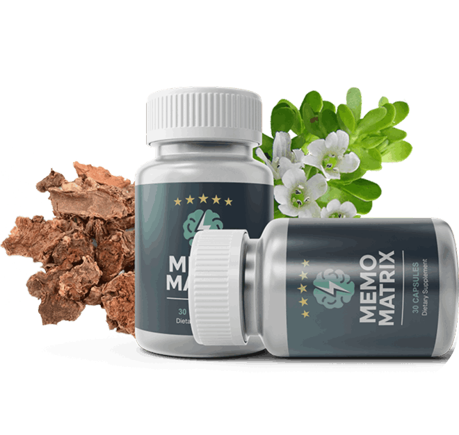 Memomatrix bottles with herbs